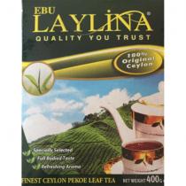 ebu laylina quality you trust 100 % original ceylon finest ceylon pekoe leaf tea specially selected full bodied taste refreshing aroma