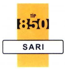 tip 850 sarı