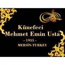 künefeci mehmet emin usta -1955- mersin-turkey