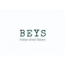 beys freeze-dried flavors