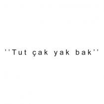 ''tut çak yak bak''