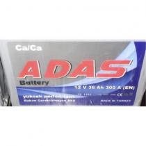 ca/ca adas battery yüksek performans bakım gerektirmeyen akü made in turkey 12 v 36 ah 300 a (en) ce