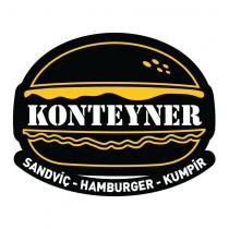 konteyner sandviç hamburger kumpir