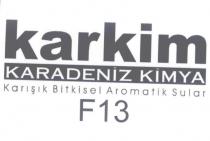 karkim karadeniz kimya karışık bitkisel aromatik sular f13