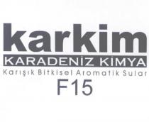 karkim karadeniz kimya karışık bitkisel aromatik sular f15