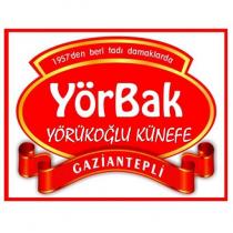 yörbak yörükoğlu künefe 1957'den beri tadı damaklarda gaziantepli
