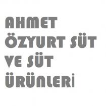 ahmet özyurt süt ve süt ürünleri