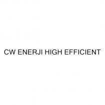 cw enerji high efficient