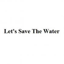 let's save the water
