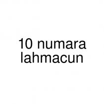 10 numara lahmacun