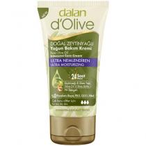 new dalan d'olive doğal zeytinyağlı yoğun bakım kremi pure olive oil intensive care cream ultra nemlendiren ultra moisturizing 24 saat nem çok kuru ciltler için
