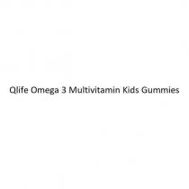 qlife omega 3 multivitamin kids gummies