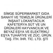simge süpermarket gıda sanayi ve temizlik ürünleri inşaat lokantacılık kafeterya süt ve un ürünleri hayvancılık ve beyaz eşya ve elektrikli eşya tuhafiye ve züc. ürün. taş. ith. ihr. tic. ltd. şti