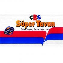 çbs süper tavan daha beyaz, daha kapatıcı!