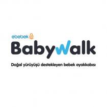 ebebek babywalk doğal yürüyüşü destekleyen bebek ayakkabısı