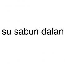 su sabun dalan