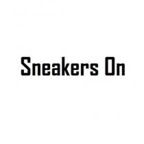 sneakers on