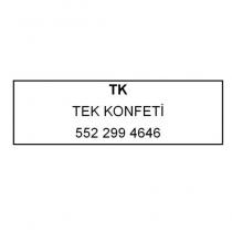 tk tek konfeti 552 299 4646