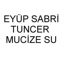 eyüp sabri tuncer mucize su