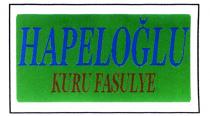 hapeloğlu kuru fasulye