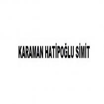 karaman hatipoğlu simit