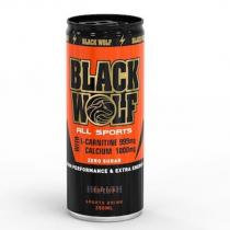 black wolf all sports l-carnitine 999 mg & calcium 1000 mg zero sugar hight performance & extra energy health edition sports drink 250 ml