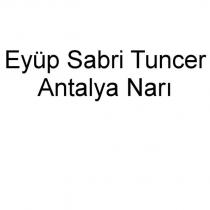 eyüp sabri tuncer antalya narı