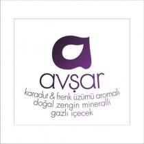 avşar karadut&frenk üzümü aromalı doğal zengin mineralli gazlı içecek