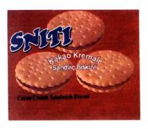 sniti kakao kremalı sandviç bisküvi