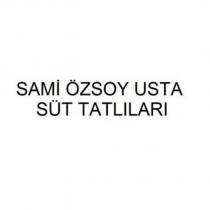 sami özsoy usta süt tatlıları