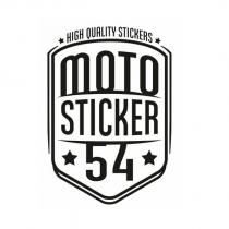 moto sticker 54 high quality stickers