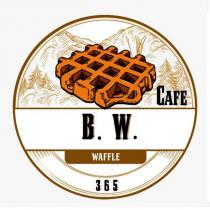 b. w. waffle 365 cafe