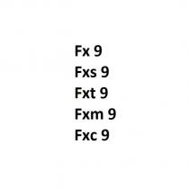 fx 9 fxs 9 fxt 9 fxm 9 fxc 9