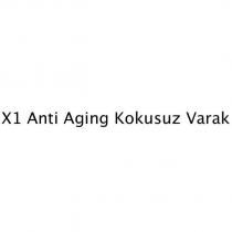 x1 anti aging kokusuz varak
