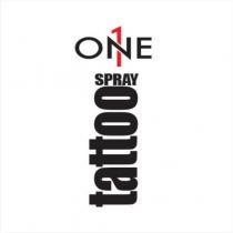 one spray tattoo