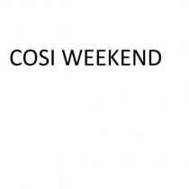 cosı weekend