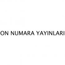 on numara yayınları
