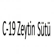 c-19 zeytin sütü