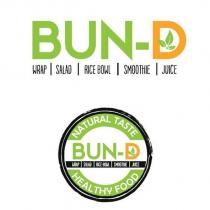 bun-d wrap salad rice bowl smoothie juice natural taste healthy food