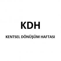 kdh kentsel dönüşüm haftası