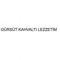 gürsüt kahvaltı lezzetim