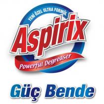 aspirix güç bende powerful degreaser yeni özel ultra formül