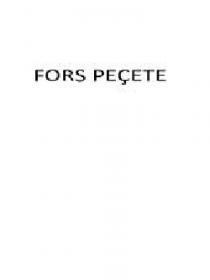 fors peçete
