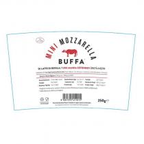 buffa mini mozzarella di bufala %100 manda sütünden üretilmiştir