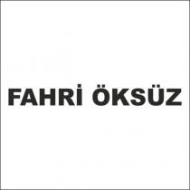 fahri öksüz