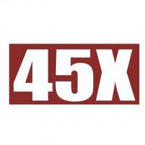 45x