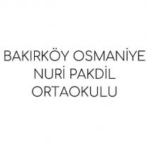 bakırköy osmaniye nuri pakdil ortaokulu