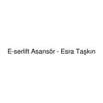 e-serlift asansör - esra taşkın