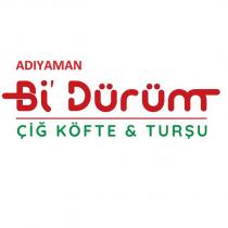 adıyaman bi'dürüm çiğ köfte & turşu