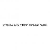 zynde d3 & k2 vitamin yumuşak kapsül